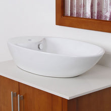Load image into Gallery viewer, ELITE Grade A Ceramic Bathroom Sink With Unique Oval Design 4704