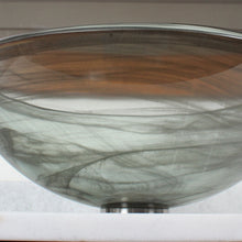Load image into Gallery viewer, ELITE Gray w. Swirls Textures Double Layers Bathroom Glass Vessel Sink 49N