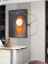 Load image into Gallery viewer, Jeezi Oversize Espana Style Wall Clocks with Walnut Hands for Living Room Decor Minimalism Clock 20" (2 colors)