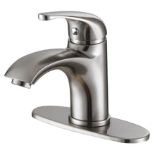 Load image into Gallery viewer, ELITE Brushed Nickel Single Handle Bathroom Faucet 57201BN