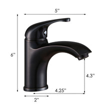 Load image into Gallery viewer, ELITE Luxury Oil Rubbed Bronze Bathroom Lavatory Faucet 57201ORB