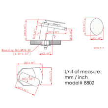 Load image into Gallery viewer, ELITE Oil Rubbed Bronze Water Fall Bathroom Sink Faucet 8802ORB
