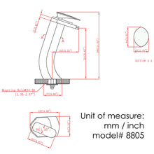 Load image into Gallery viewer, ELITE Oil Rubbed Bronze WaterFall Single Bathroom Faucet 8805ORB