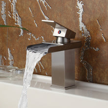 Load image into Gallery viewer, ELITE Water Fall Single Lever Basin Sink Faucet 8813