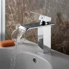 Load image into Gallery viewer, ELITE Water Fall Design Basin Sink Single Lever Faucet 8815