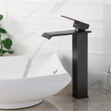 Load image into Gallery viewer, ELITE Water Fall Design Single Lever Vessal Sink Faucet 8816