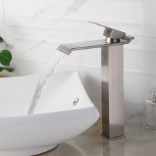 Load image into Gallery viewer, ELITE Water Fall Design Single Lever Vessal Sink Faucet 8818