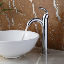 Load image into Gallery viewer, ELITE Modern Design Single Lever Tall Vessel Sink Faucet 882002