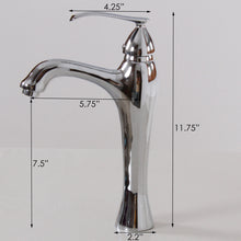 Load image into Gallery viewer, ELITE Bathroom Single Lever Tall Vessel Sink Faucet 8825