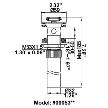 Load image into Gallery viewer, Turn-over type pop-up drain 900053C