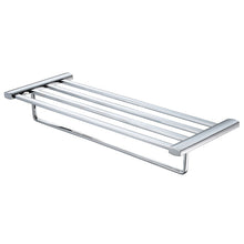 Load image into Gallery viewer, Modern Chrome Double Towel Shelf 9503T02009C