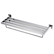 Load image into Gallery viewer, CAE Modern Chrome Double Towel Shelf 9504T02013C