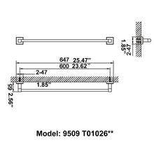 Load image into Gallery viewer, Towel Bar 9509T01026C