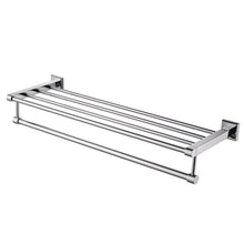 Load image into Gallery viewer, Modern Chrome Double Towel Shelf 9509T02026C