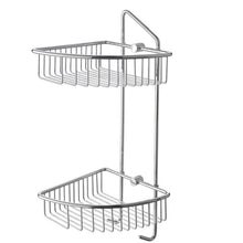 Load image into Gallery viewer, Modern Chrome Bathroom Double Corner Basket 9510T04032C
