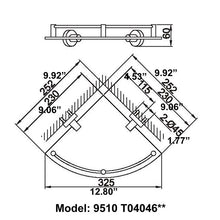 Load image into Gallery viewer, Modern Chrome Bathroom Corner Shelf 9510T04046C