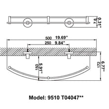Load image into Gallery viewer, Modern Chrome Bathroom Side Shelf 9510T04047C