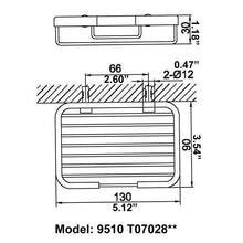 Load image into Gallery viewer, Modern Chrome Bathroom Soap Basket 9510T07028C