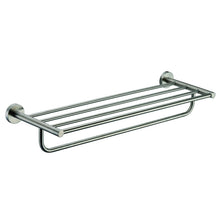 Load image into Gallery viewer, CAE Modern Chrome Double Towel Shelf 9513T02058BN
