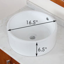 Load image into Gallery viewer, ELITE High Temperature Grade A Ceramic Bathroom Sink With Unique Design 9834