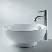 Load image into Gallery viewer, Bathroom Ceramic Vessel Sink Bowl with Overflow Y9851