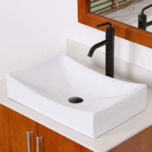 Load image into Gallery viewer, ELITE High Temperature Grade A Ceramic Bathroom Sink With Unique Design 9910