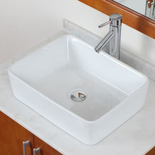 Load image into Gallery viewer, ELITE High Temperature Grade A Ceramic Bathroom Sink With Unique Design 9924