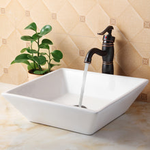 Load image into Gallery viewer, ELITE High Temperature Grade A Ceramic Bathroom Sink With Unique Design 9988