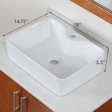 Load image into Gallery viewer, ELITE Ceramic Bathroom Sink With Unique Design 9989