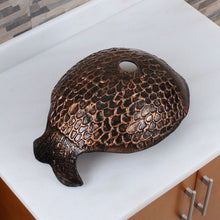 Load image into Gallery viewer, ELITE Atlantic Whale Pattern Tempered Glass Bathroom Vessel Sink