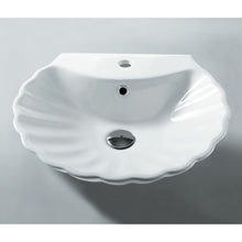 Load image into Gallery viewer, Bathroom Ceramic Vessel Sink Bowl-Scallop Design C951