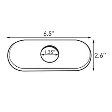 Load image into Gallery viewer, ELITE Bathroom Sink Faucet Hole Cover Deck Plate Escutche DP07BN