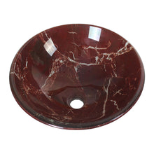 Load image into Gallery viewer, Bathroom Glass Vessel Sink w.Red Rock Pattern GD22B