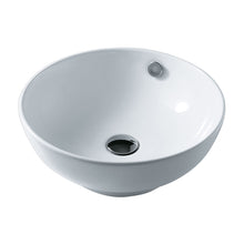 Load image into Gallery viewer, Bathroom Ceramic Vessel Sink Bowl with Overflow Y9851
