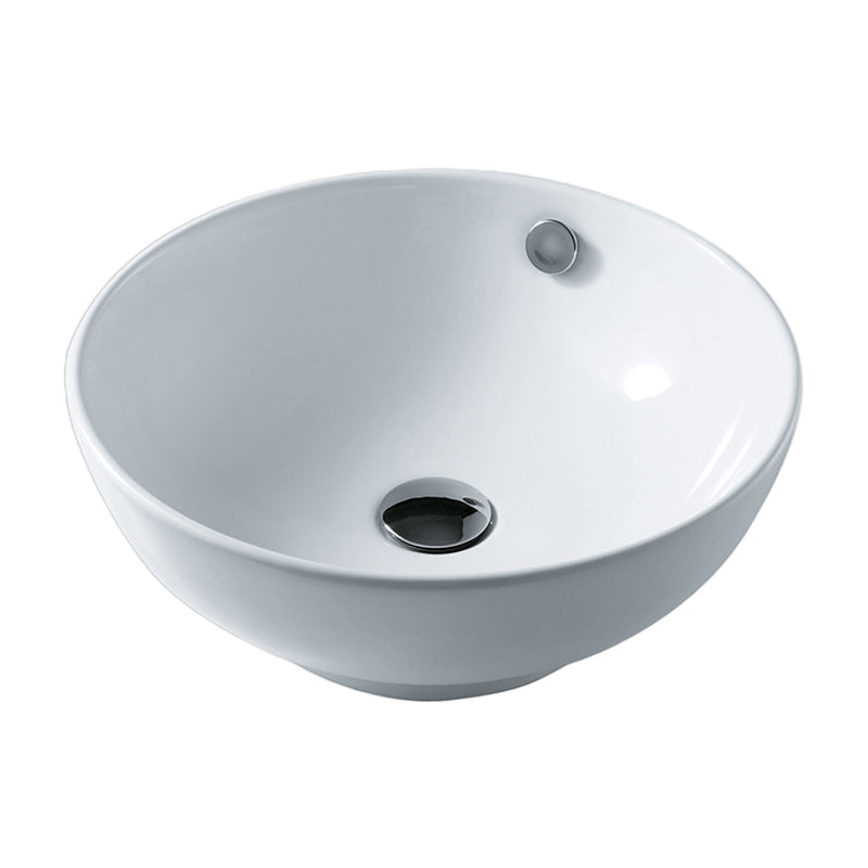 Bathroom Ceramic Vessel Sink Bowl with Overflow Y9851