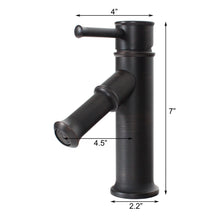 Load image into Gallery viewer, ELITE Oil Rubbed Bronze Bathroom Sink Faucet F371068ORB
