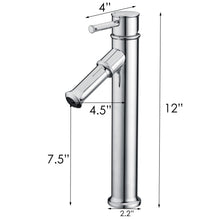 Load image into Gallery viewer, ELITE Modern Single Lever Bathroom Vessel Sink Faucet F371069