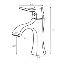 Load image into Gallery viewer, ELITE Bathroom Sink Waterfall Faucet F662009