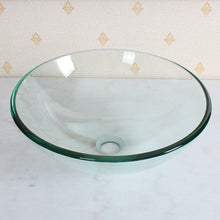 Load image into Gallery viewer, ELITE Clear Transparent Tempered Glass Lavatory Sink GD05