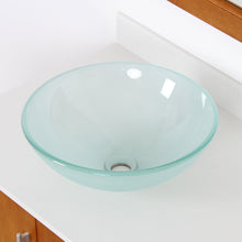 Load image into Gallery viewer, ELITE Tempered Frosted Glass Bathroom Sink GD08