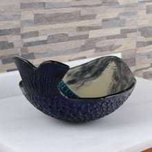 Load image into Gallery viewer, ELITE Mermaid Tempered Glass Bathroom Vessel Sink IVAN