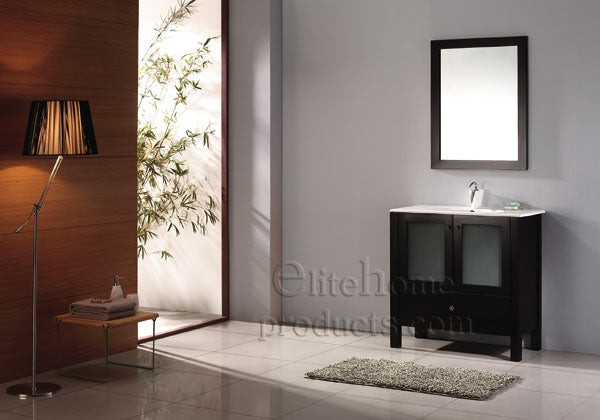 New Design Bathroom Vanity W.Black Walnut Color K003