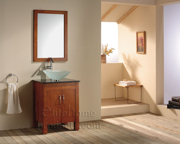 New Design Bathroom Vanity Set W.Chestnut Color K006
