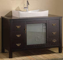 Load image into Gallery viewer, Modern Bathroom Vanity W.Black Walnut Color K036