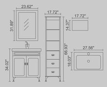 Load image into Gallery viewer, Dorchester Modern Bathroom Vanity KL336