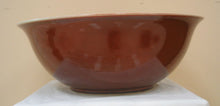 Load image into Gallery viewer, Dark Red Bell-Shaped Ceramic Vessel Sink L8043