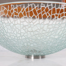 Load image into Gallery viewer, ELITE Transparent Cracking Style Bathroom Glass Vessel Sink S25