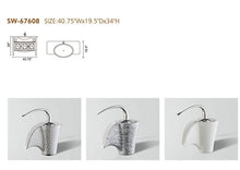 Load image into Gallery viewer, Bathroom VanityW. Ceramic Countertop SW67608