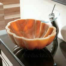 Load image into Gallery viewer, Natural Marble Onyx Shell Sink GDS56