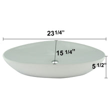 Load image into Gallery viewer, ELITE Grade A Ceramic Bathroom Sink With Unique Design 10053